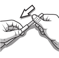 Step-by-step usage image for BLUNTD cones