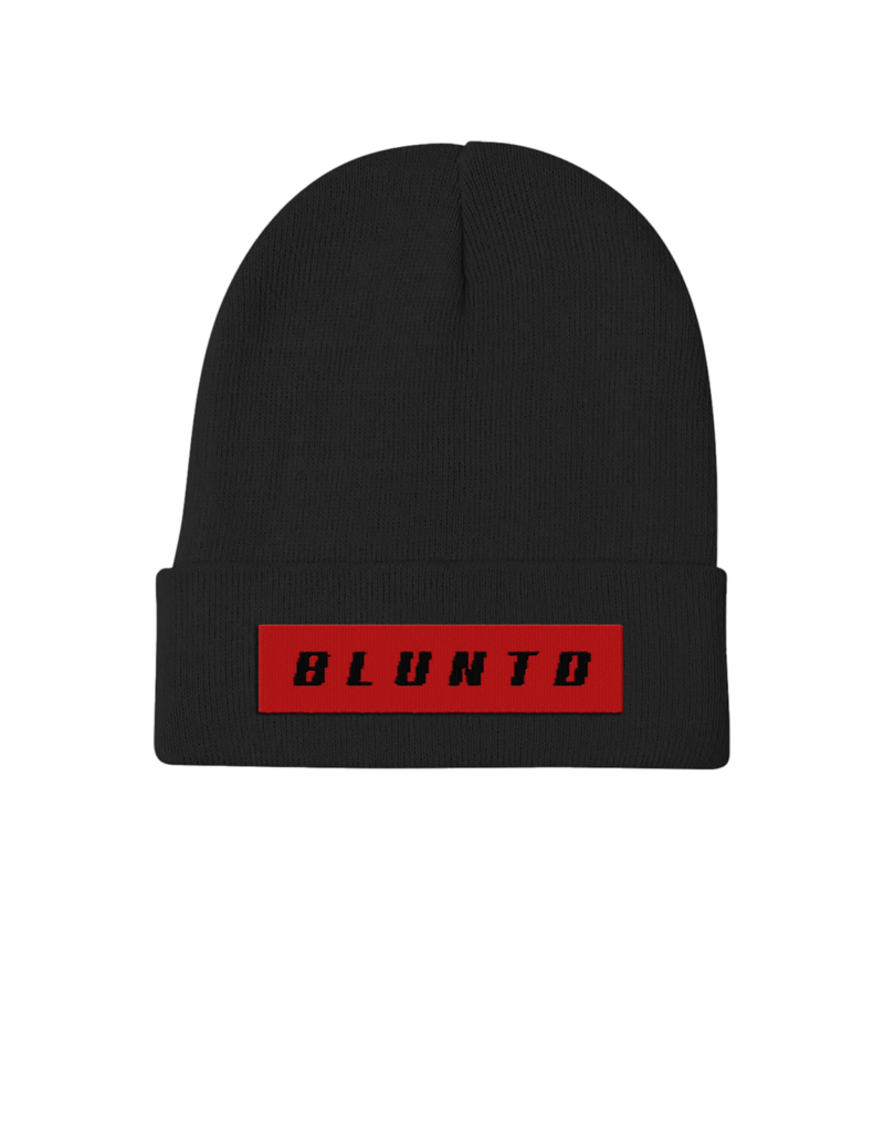 BLACK BEENIE BLUNTD LOGO