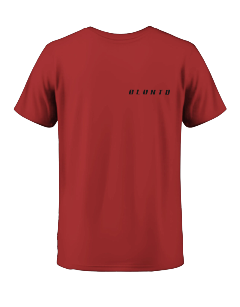 bluntd-red-tee-classic-logo